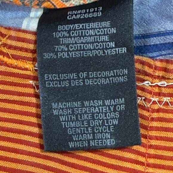 Robert Graham Shorts Bermuda Size 34 Skater Preppy Academia Y2K Style - Picture 6 of 9